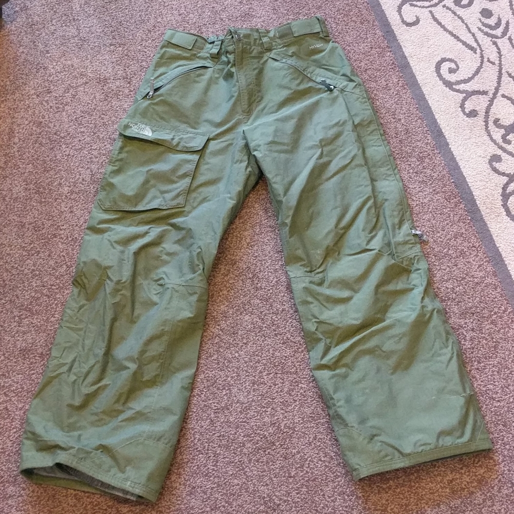 The North Face snow pants.